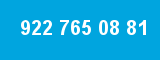 922 765 08 81